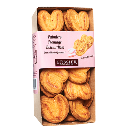 Palmiers fromage Biscuit Rose Fossier