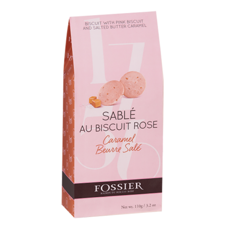 Sablé au Biscuit Rose caramel Fossier