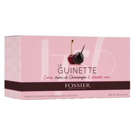 FOSSIER Guinettes, Marc de Champagne cerise et chocolat noir