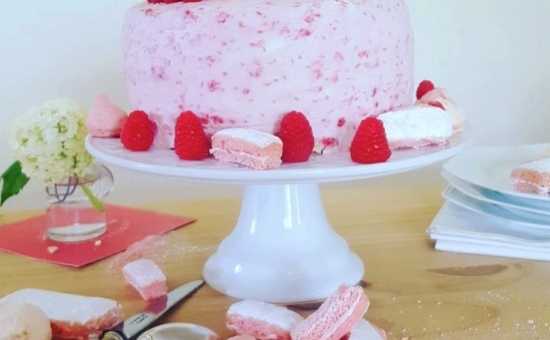 Layer Cake rose poudré