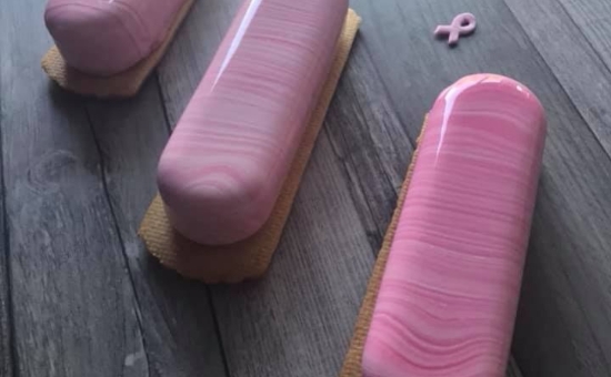Eclairs Vanille~Fruits rouges & Biscuit Rose 