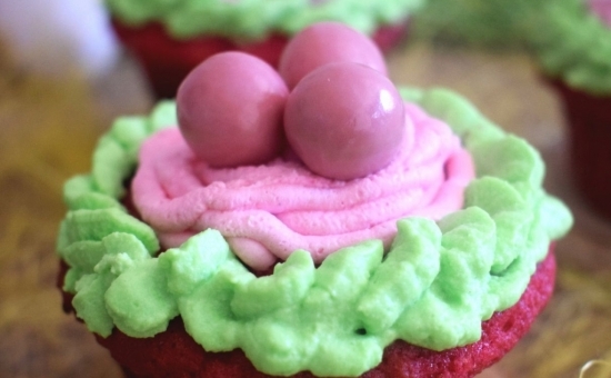 Cupcakes aux couleurs vives