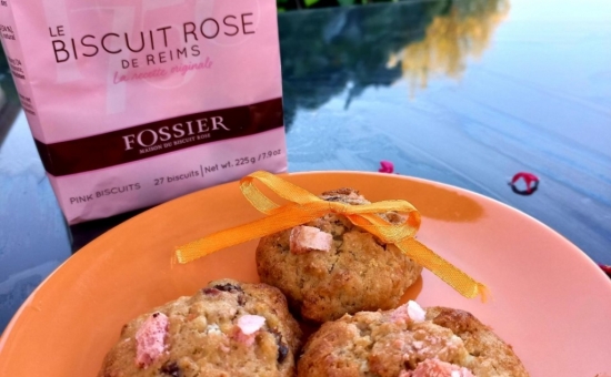 Cookies Champenois aux Biscuits Roses