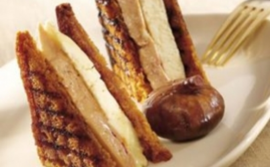 Toasts foie gras et pain d'épices
